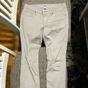 Womens Express tan / gray Jeggings size 4